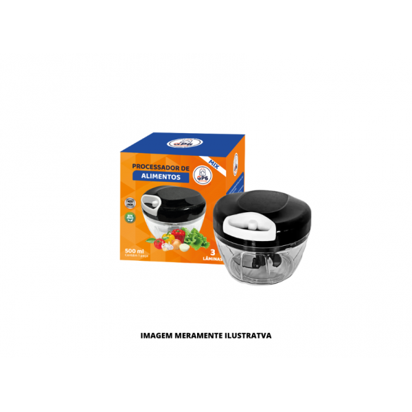 PROCESSADOR DE ALIMENTOS - GP6 - 500ml PLASTICO MANUAL